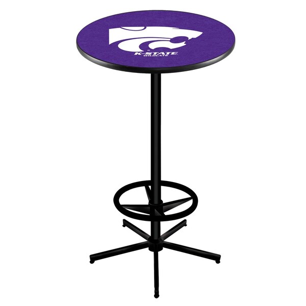42" Black Kansas State Pub Table